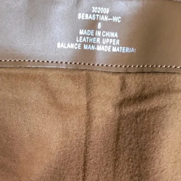 Bjorndal Sebastian Suede Leather Brown Tall Riding Boot Women 8 WC Wide Calf - Picture 6 of 13